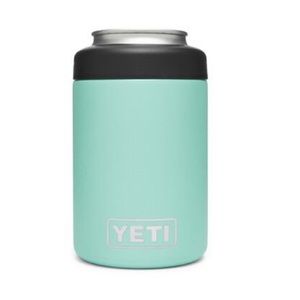 YETI sea foam can cooler
